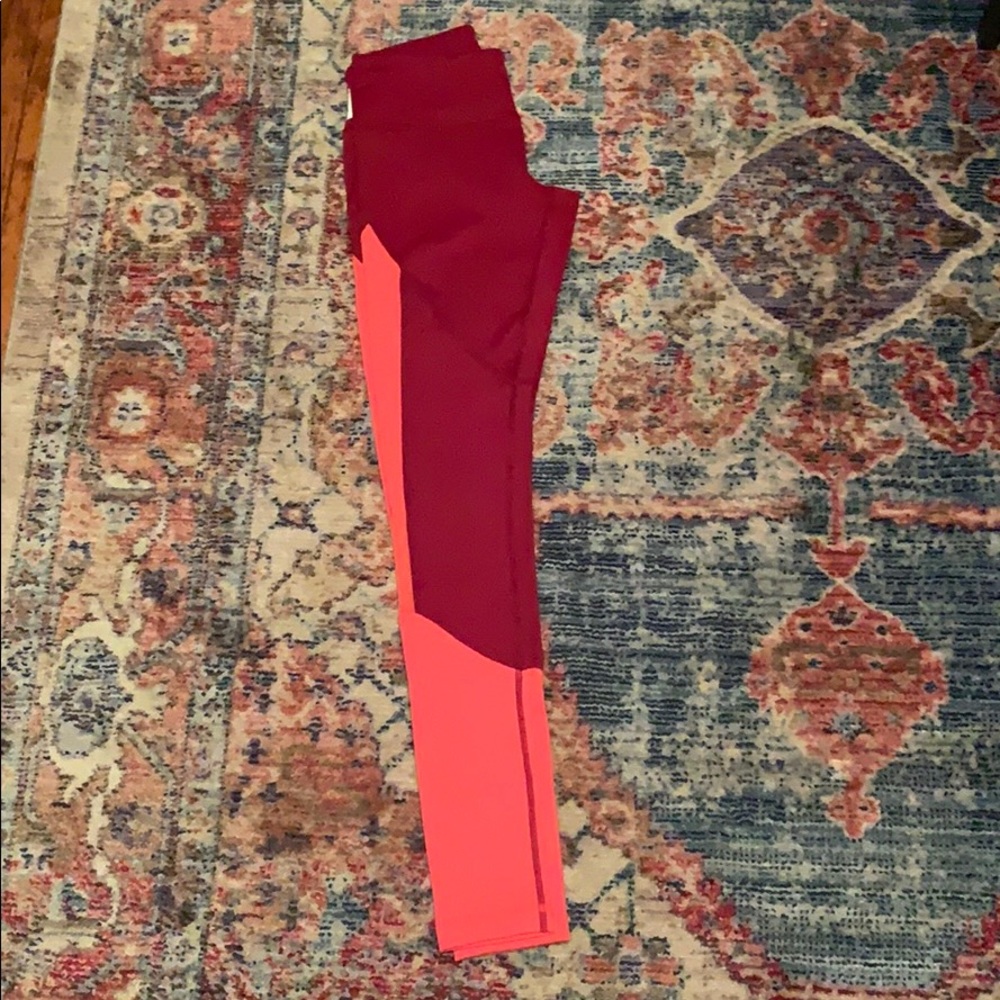 Zella pink/red legging
